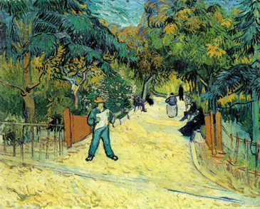 van Gogh Entrada al jardin publico en Arles (1888).jpg